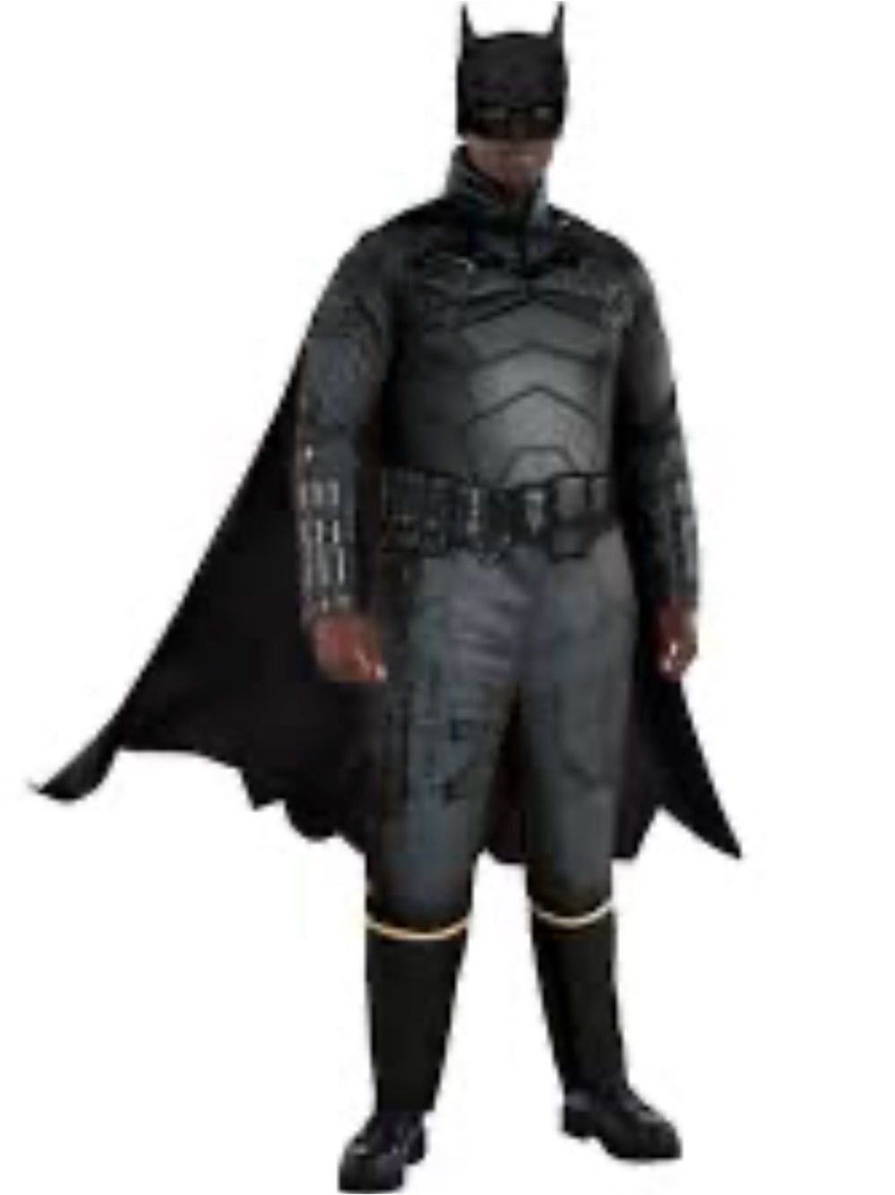 Men's Batman Halloween Costume & Mask 2XL 48-52 NWT